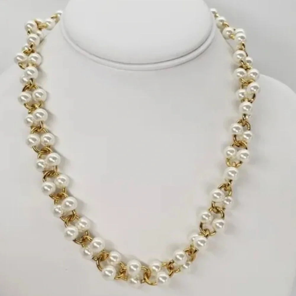 NWT Kate Spade Authentic New York White Multi Nouveau Pearls Necklace
